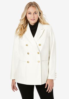 Double Breasted Wool Blazer