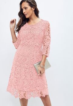 Lace Fit & Flare Dress
