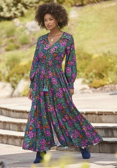Slit Front Maxi Dress