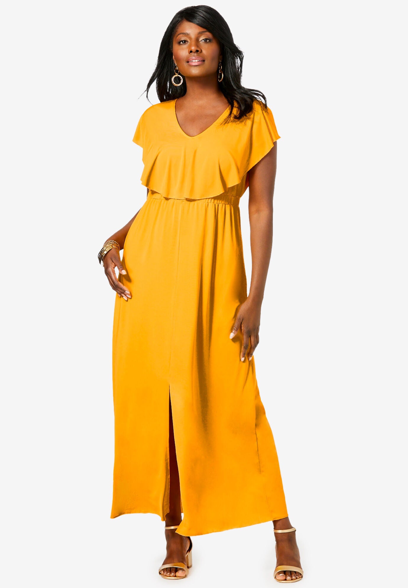 woman within special occasion dresses