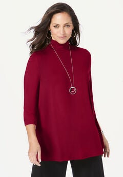 Mockneck Swing Tunic