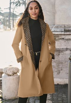 Plus Size Grey Coats