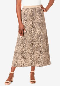 Curvy Denim Skirts