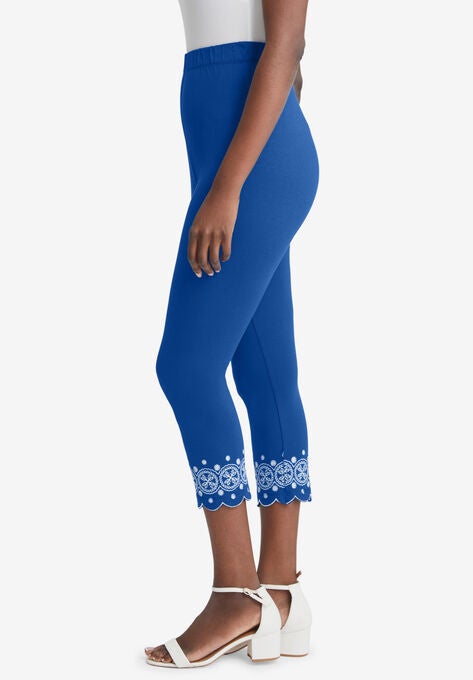 musical Geven Microprocessor Everyday Capri Legging | Woman Within