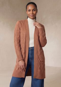 Cable Duster Sweater
