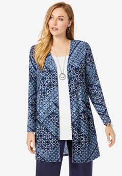 Everyday Stretch Knit Open Front Cardigan