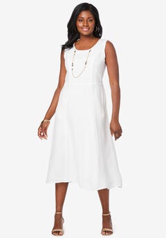 Plus Size Casual Linen Dresses
