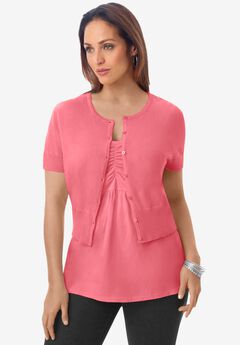 Jewel-Neck Shrug