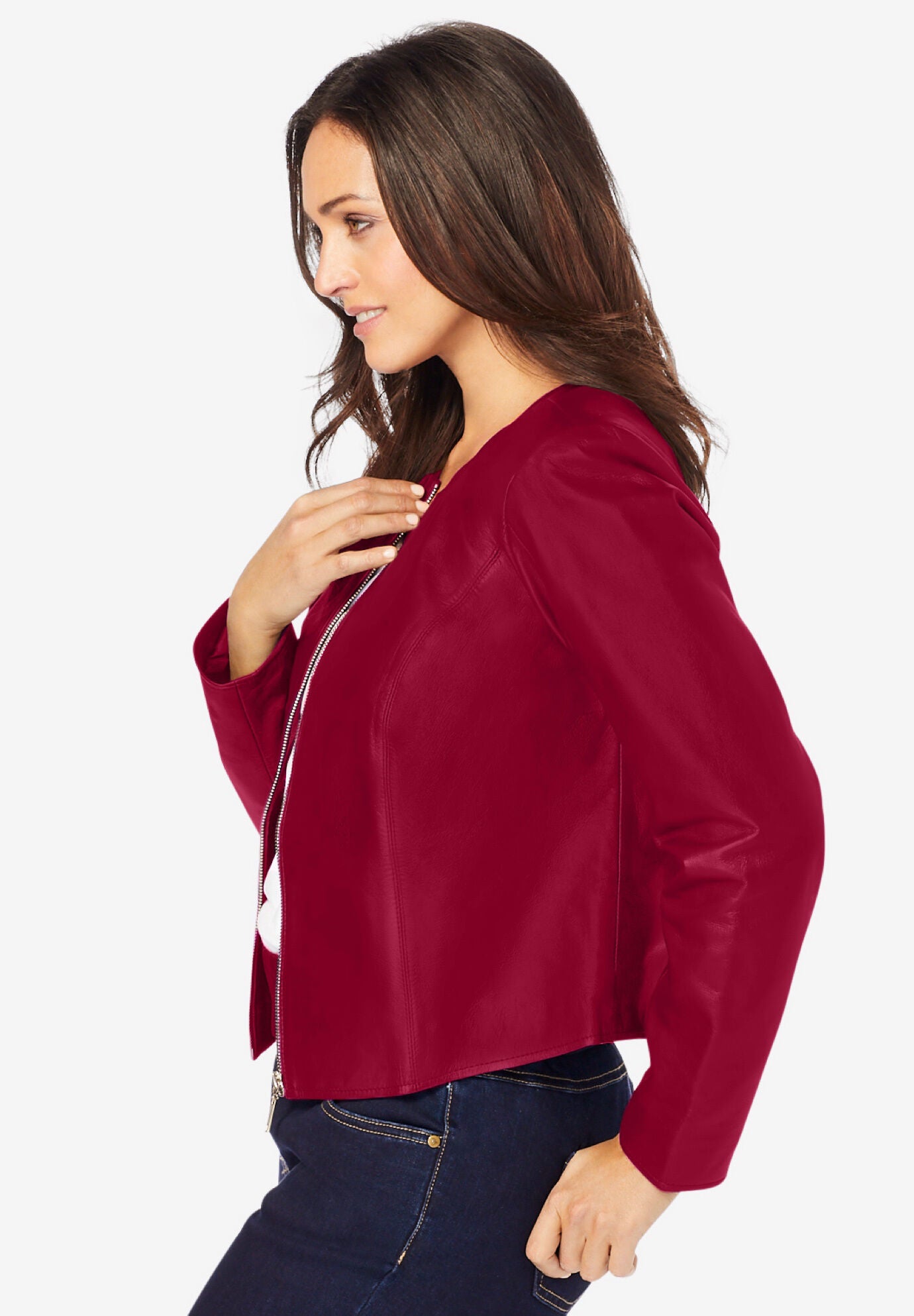 Buffalo leather jacket fbb top