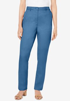 Stretch Cotton Chino Straight Leg Pant