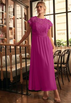 Plus Size Simple Party Lace Dresses