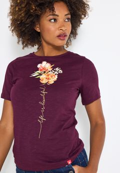 Cotton Slub Graphic Tee