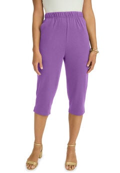 Plus Size Wide Leg Capris