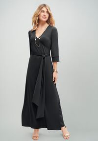 loose fitting mini dress Women's Loose Fitting Long Sleeved Mini Dress main image 0
