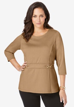 Ponte Belted Top