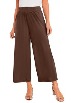 Plus Size Wide Leg Track Pants