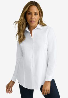 Wrinkle-Free Stretch Poplin Shirt