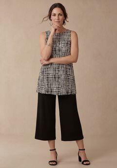 Stretch Knit Tunic Tank