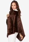 Faux Fur Poncho, , alternate image number null