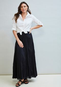 Plus Size High Waisted Maxi Skirts