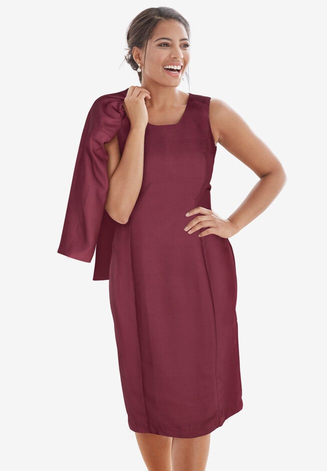 Cropped Jacket Dress, , alternate image number 3