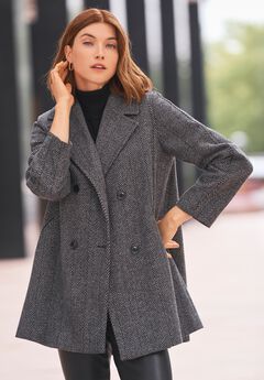 A-Line Wool Peacoat