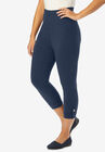 Cuffed-Bottom Capri, , hi-res image number null