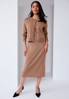 Two Piece Sweater Dress Set