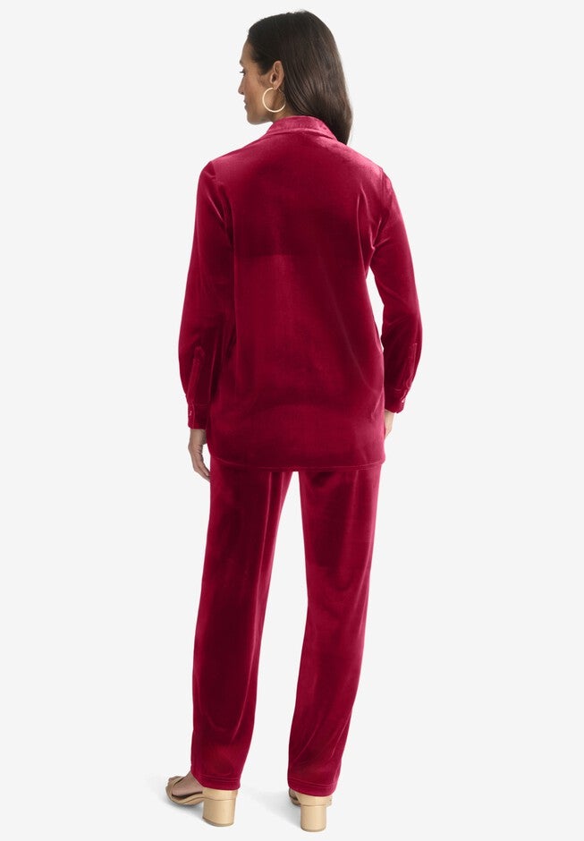 Velour Button 2-Piece Set, , on-hover image number null