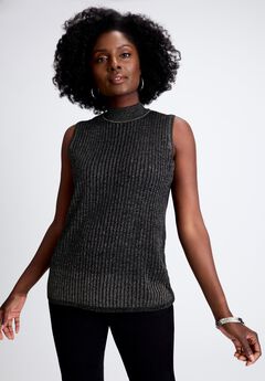 Ribbed Sleeveless Shell