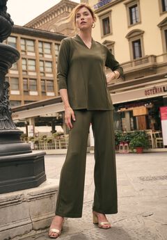 PerfectEase A-Line Collared Top