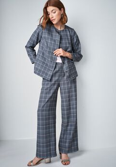 Bi-Stretch Wide Leg Pant