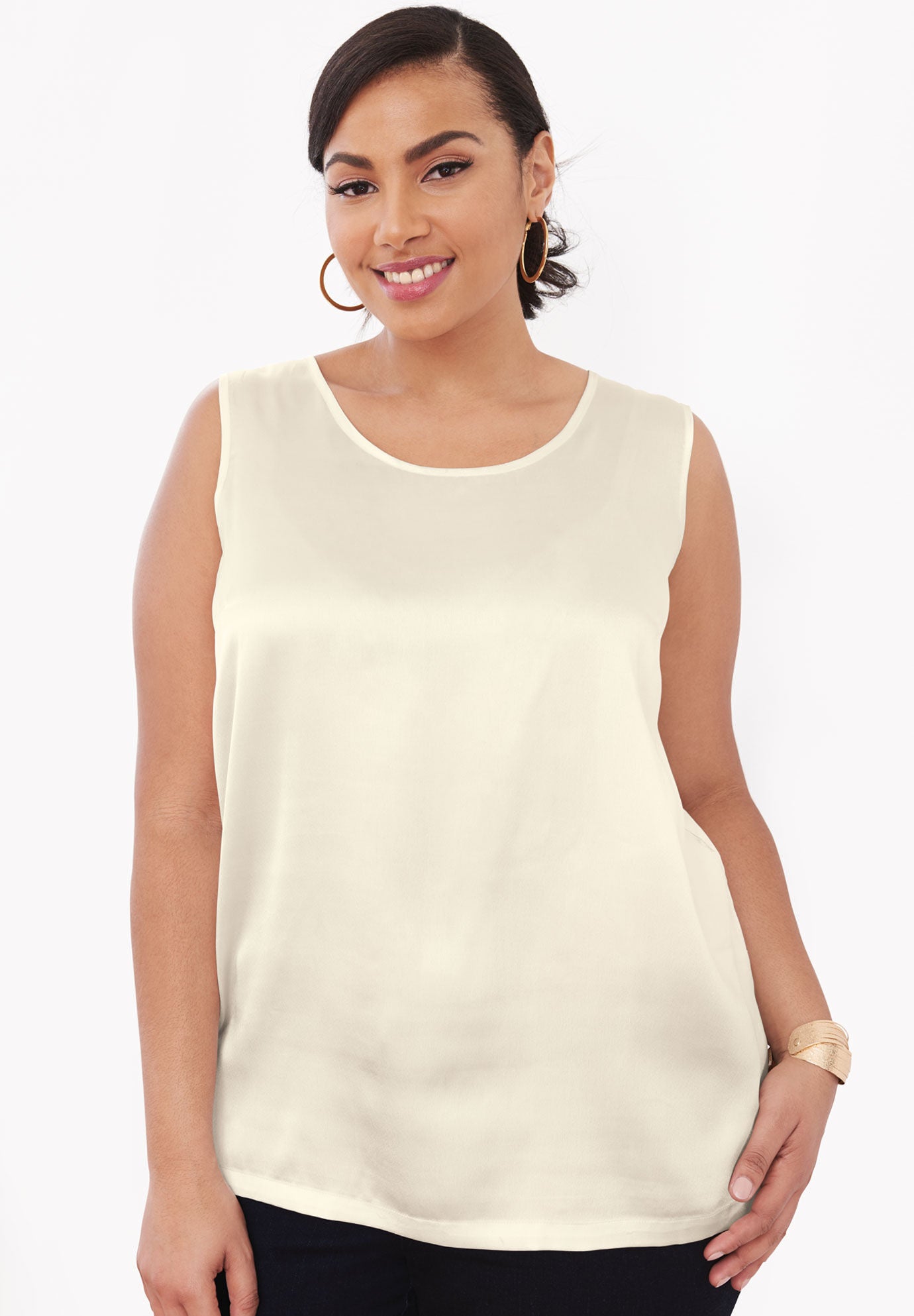 woman within dressy tops