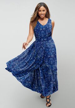 Georgette Flyaway Maxi Dress