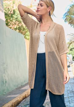 Crochet Long Cardigan