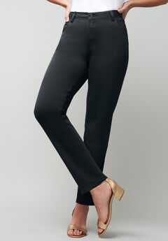True Fit Stretch Denim Straight Leg Jean