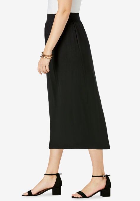 Everyday Knit Midi Skirt, , alternate image number null