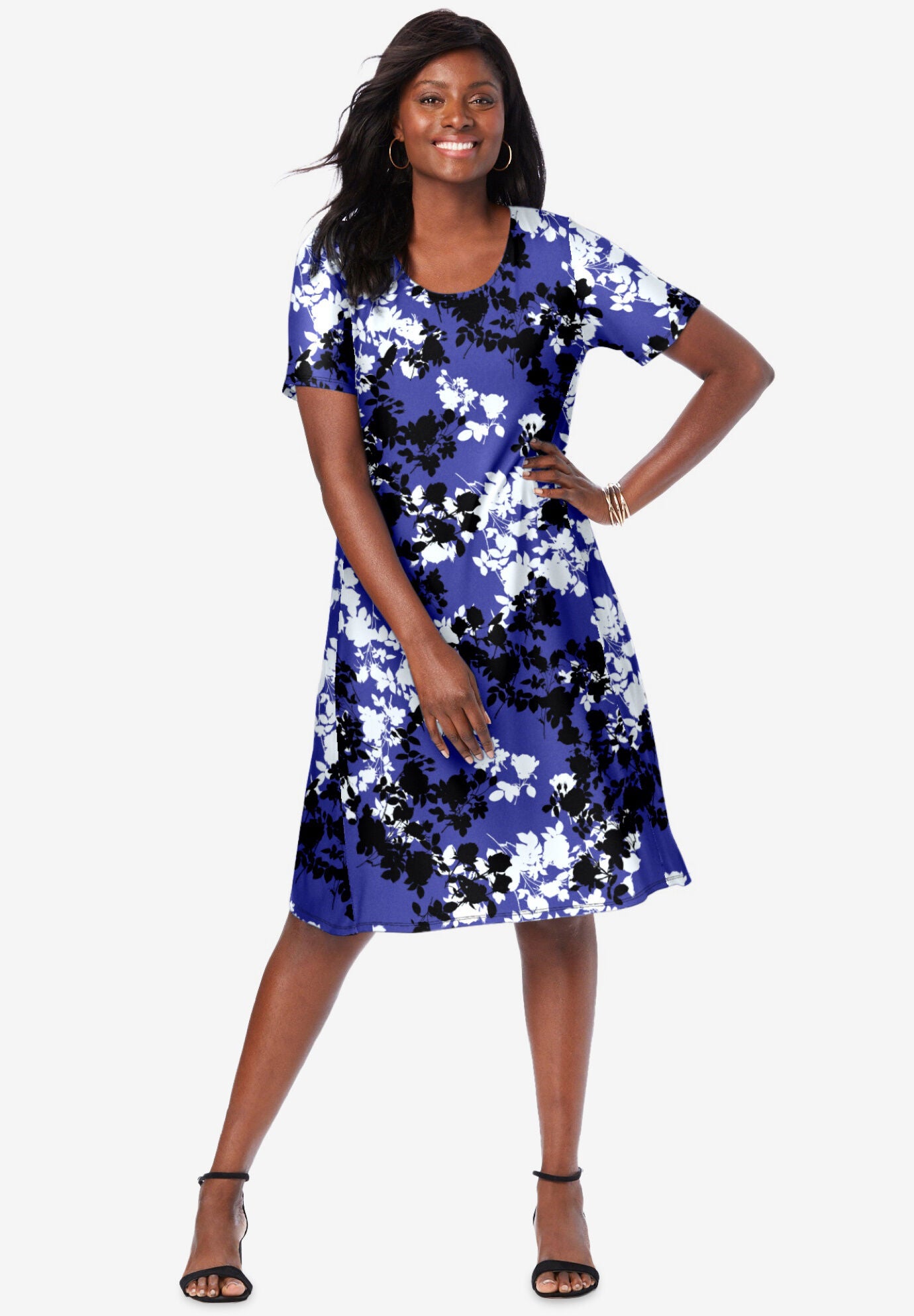 ALine Jersey Dress Woman Within