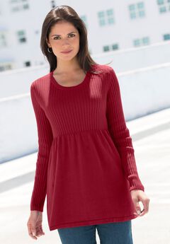Plus Size Burgundy Tops