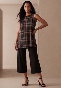 Stretch Knit Tunic Tank