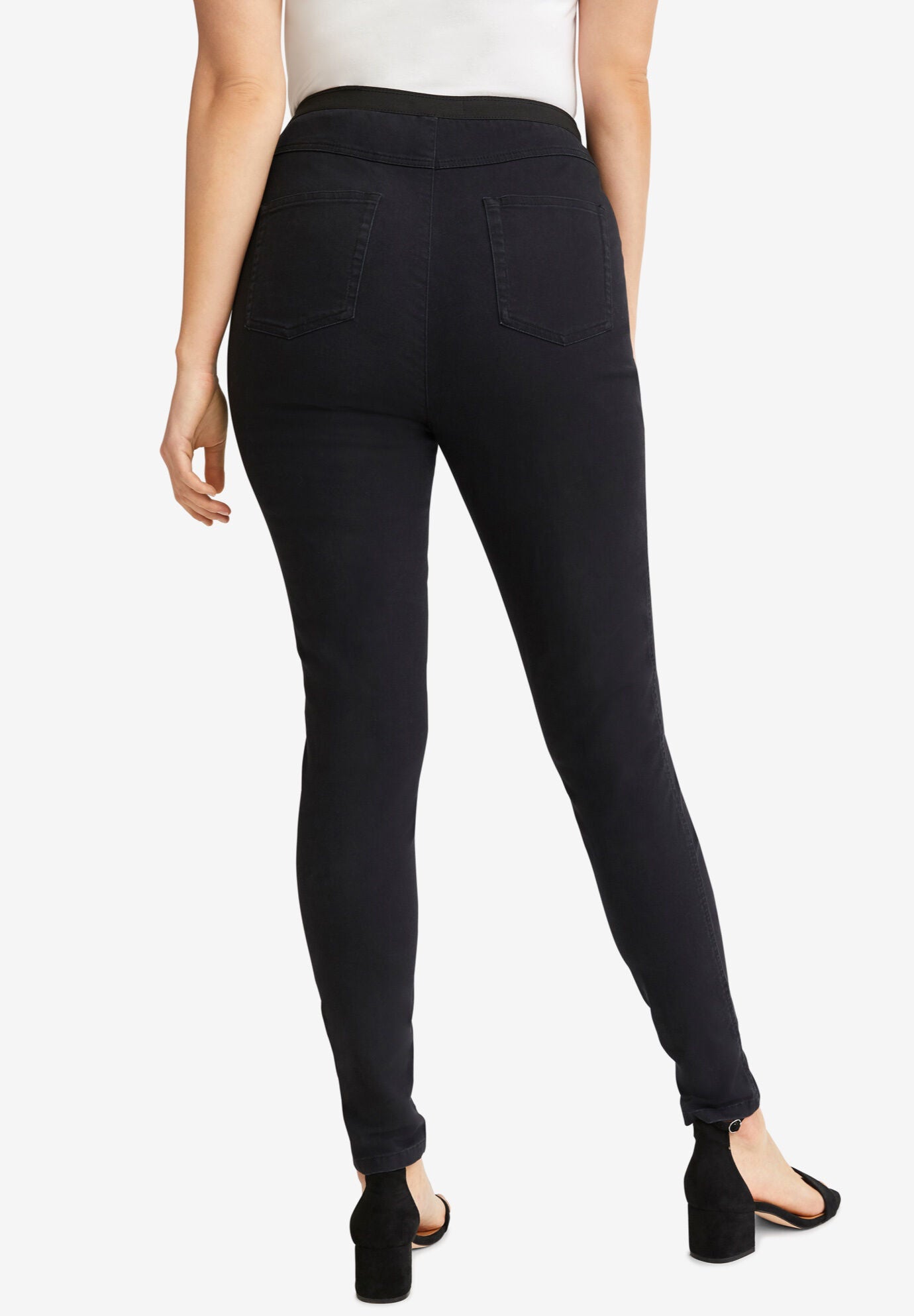 Woman within denim leggings hot sale