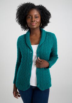 Cable Blazer Sweater