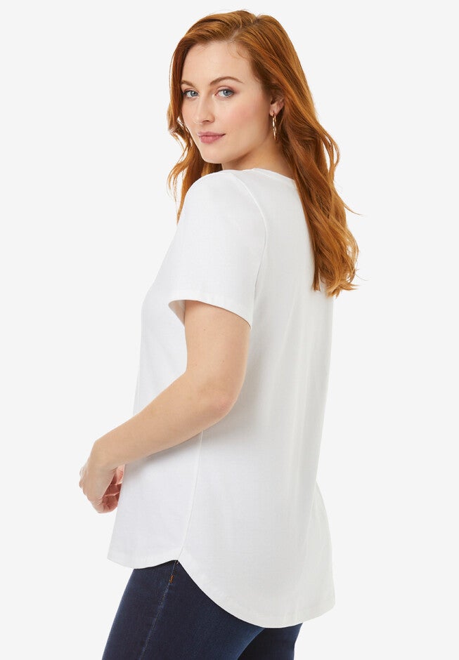 V-Neck Tee, , alternate image number 2