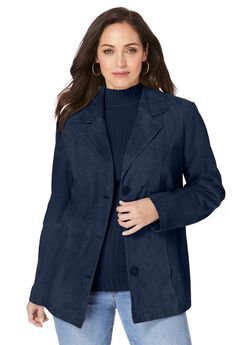 Suede Blazer