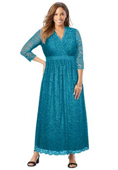 Stretch Lace Maxi Dress