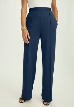 Plus Size Pleated Pants