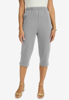 Plus Size Wide Leg Capris