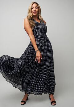 Georgette Flyaway Maxi Dress