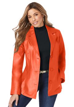 Leather Blazer
