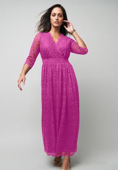 Stretch Lace Maxi Dress